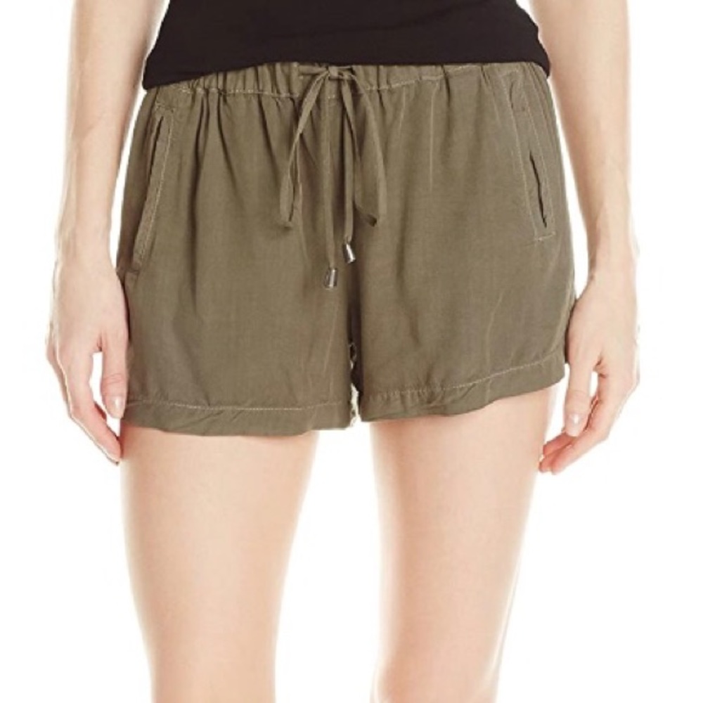 Splendid Rayon Voile Short in Khaki